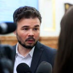 El portavoz de ERC, Gabriel Rufián.