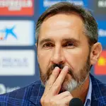 El hasta hoy entrenador del Espanyol, Vicente Moreno. EFE/Enric Fontcuberta