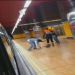 Pelea en la estación de Metro de San Cristóbal