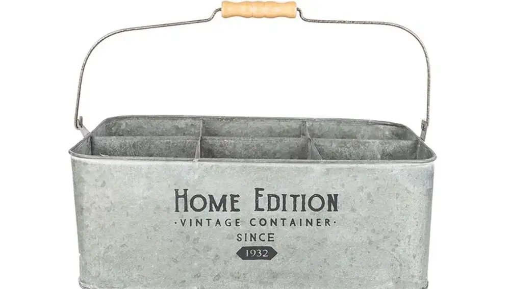 Portamacetas de metal vintage