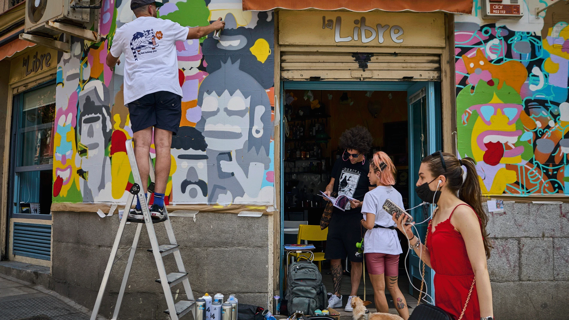 El arte urbano toma las calles de Lavapiés en una nueva edición del festival C.A.L.L.E.