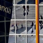 Oficinas de Bankia en la Plaza de Castilla de Madrid