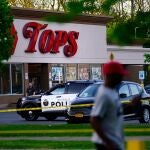 El supermercado en el que se produjo el ataque en Búfalo, Nueva York