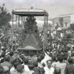Imagen de la Romería del Rocío en los años 20. JUNTA DE ANDALUCÍA.
