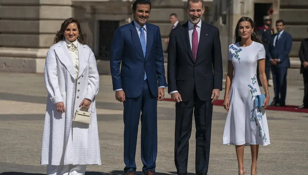 Visita del Rey de Qatar