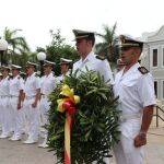 Homenaje de Elcano al primer almirante de la mar Océana en Puerto Rico