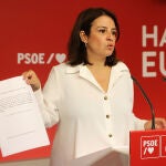 La vicesecretaria general del PSOE, Adriana Lastra.