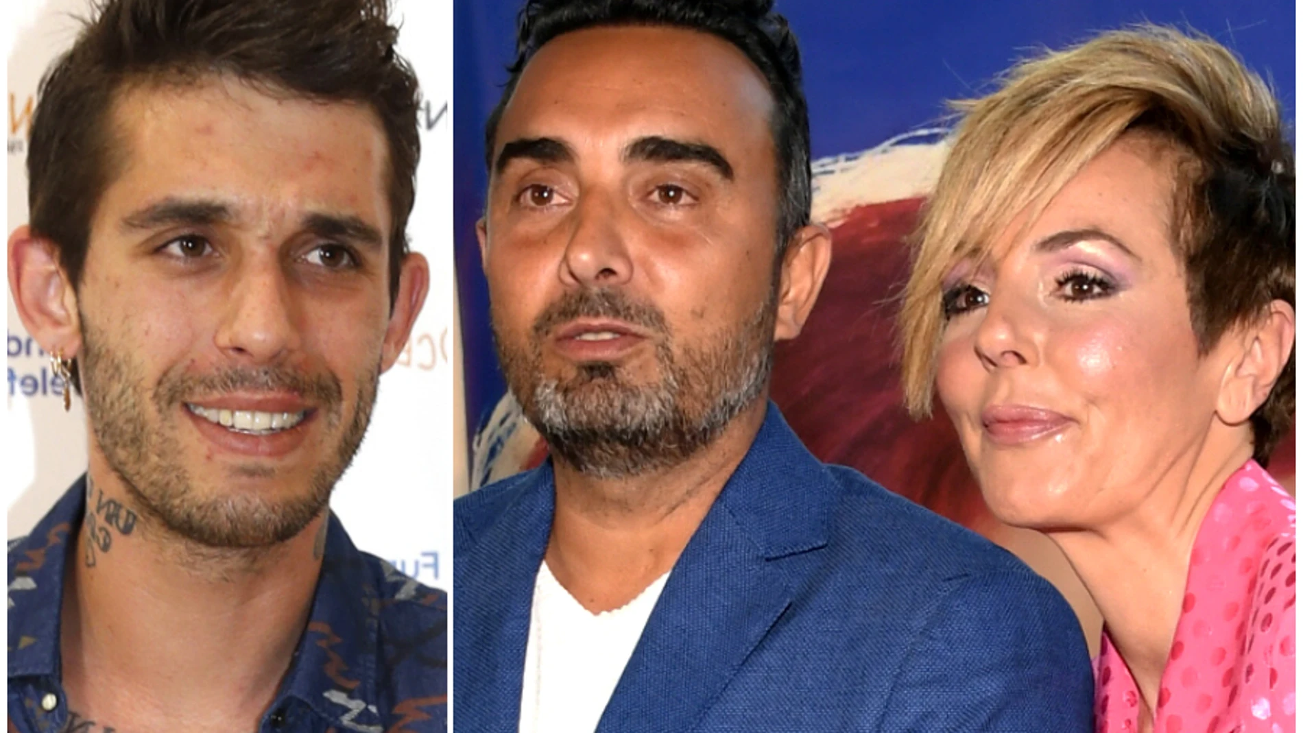 Víctor Elías, Fidel Albiac y Rocío Carrasco en un montaje