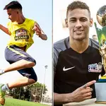 Iván Mahugo y Neymar.