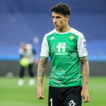 Cristian Tello con el Real Betis.