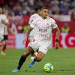 Diego Carlos con el Sevilla.