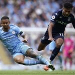 Gabriel Jesús con el Manchester City.