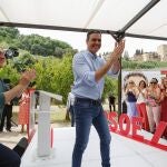 Pedro Sánchez, en un acto de partido en Andalucía