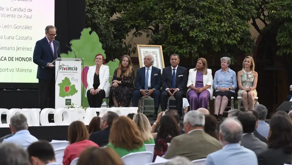 Los galardonados, durante la gala