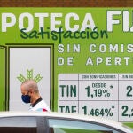 Anuncio de una hipoteca de una entidad bancaria