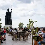 Vistas desde la terraza del Circulo de Bellas Artes de Madrid
