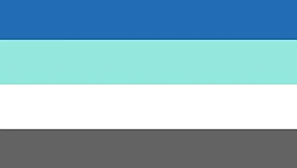 Esta es la bandera que pretende arropar a las personas fraisexuales