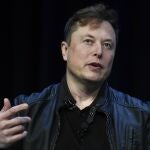 FILE - Tesla and SpaceX Chief Executive Officer Elon Musk speaks at the SATELLITE Conference and Exhibition in Washington, Monday, March 9, 2020. Twitter's regularly scheduled shareholder meeting Wednesday, May 25, 2022, won't include a vote on Muskâ€™s $44 billion bid for the social platform. That vote will take place at a yet-undetermined date in the future. (AP Photo/Susan Walsh, File)