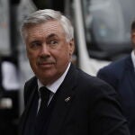 Ancelotti y su ceja, en París