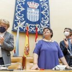 Clara Luquero se despide entre lágrimas del Ayuntamiento de Segovia