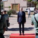 El ministro del Interior, Fernando Grande-Marlaska, visita el nuevo puesto de la Guardia Civil, a 27 de mayo de 2022, en San Esteban de Gormaz, Soria, Castilla y León (España).Concha Ortega Oroz / Europa Press 27/05/2022