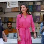 La Reina Letizia en la Feria del Libro de Madrid.