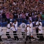 Los aficionados madridistas abarrotaron Cibeles
