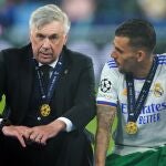 Dani Ceballos, con Ancelotti
