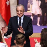 Florentino Perez, en la celebración de la Decimocuarta, en Madrid