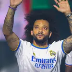 Marcelo Vieira en su última temporada con el Real Madrid