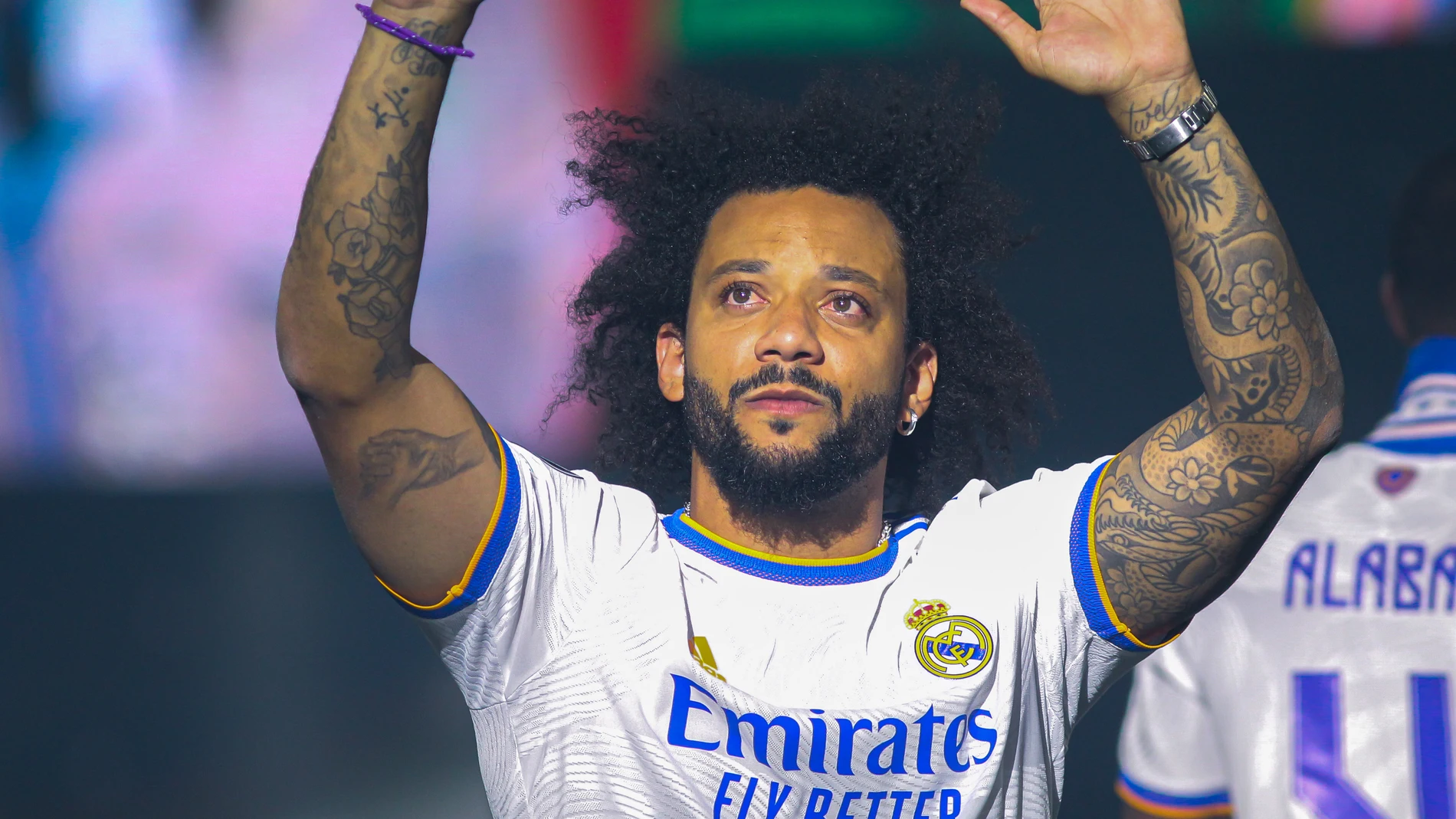 Marcelo Vieira en su última temporada con el Real Madrid
