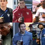 Futbolistas locos por el mate