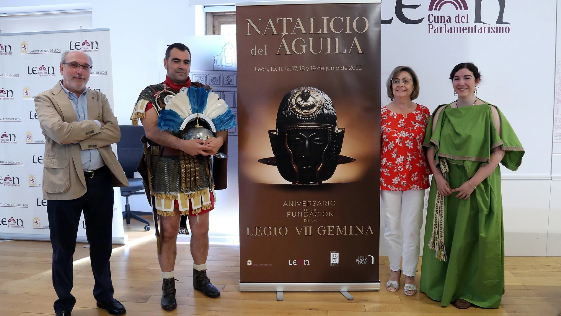 Presentación de los actos conmemorativos del Aniversario de la Legio VII