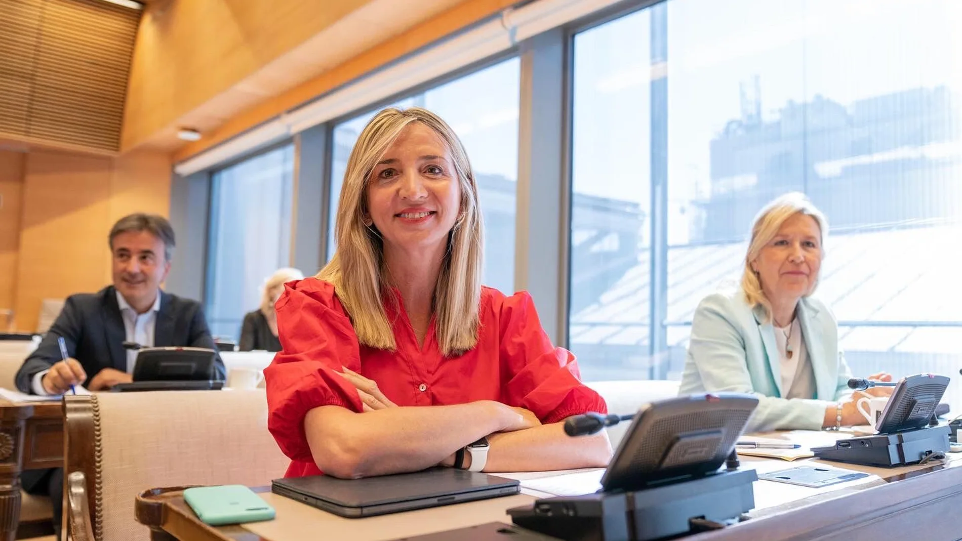La portavoz de Derechos Sociales del GPP, Alicia García, en Comisión de Derechos Sociales y Políticas Integrales de la Discapacidad