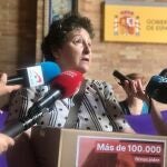 María Salmerón en la Delegación del Gobierno