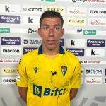 Rubén Alcaraz con el Cádiz.