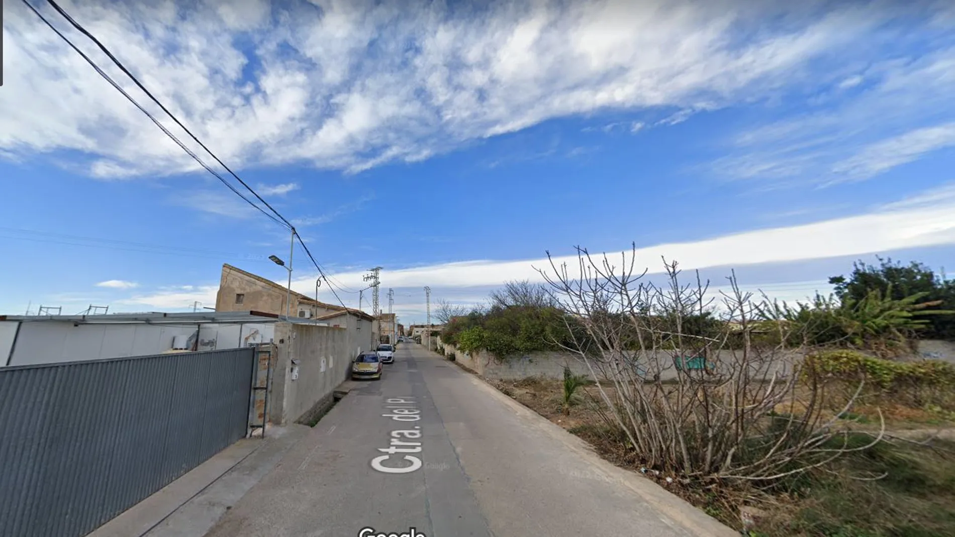 Imagen de Street View del barrio de Castellar-Oliveral en Valencia