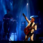 El cantante Alejandro Sanz durante un concierto en el Wanda Metropolitano