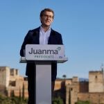 Alberto Núñez Feijóo, en el Mirador de San Nicolás EUROPA PRESS/ÁLEX CÁMARA 04/06/2022