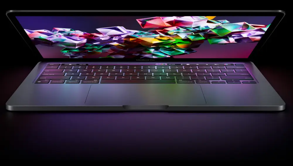 MacBook Pro de 13 pulgadas con procesador M2.