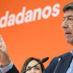 El candidato de Ciudadanos a la Presidencia de la Junta de Andalucía y vicepresidente del Gobierno andaluz, Juan Marín. EFE/Raúl Caro