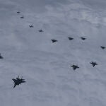 Hasta 20 aviones han desplegado EEUU y Corea del Sur este martes en una clara advertencia a Corea del Norte
