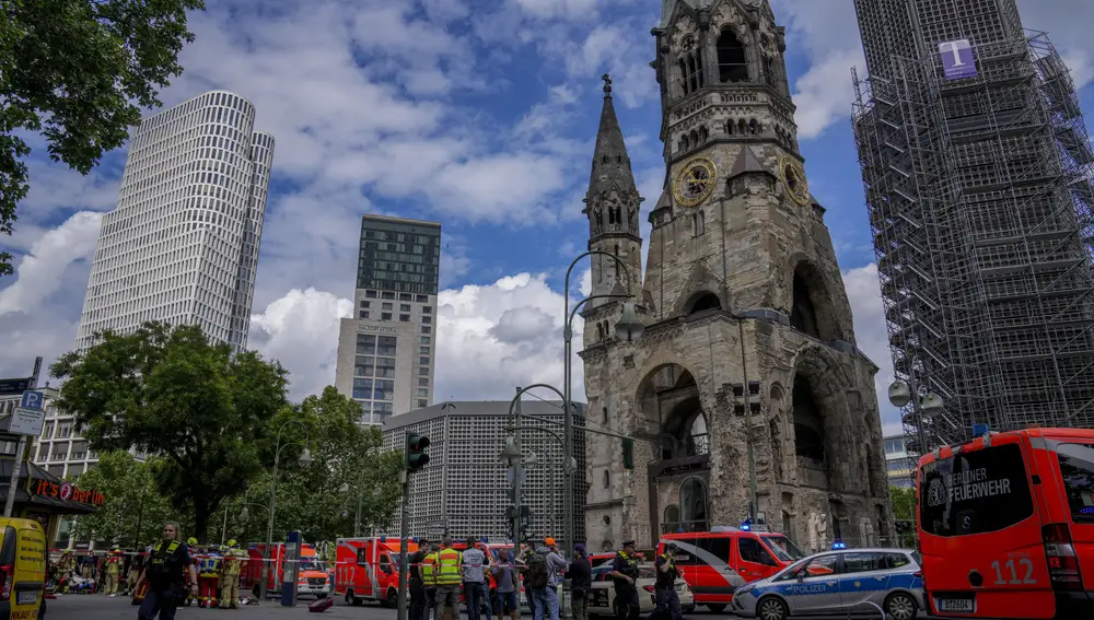 Breitscheidplatz, la céntrica plaza donde en diciembre de 2016 el yihadista tunecino Anis Amri estrelló deliberadamente un camión robado contra un popular mercadillo navideño y mató a 13 personas de diversas
