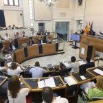Imagen del Pleno de la Diputación de Alicante, que presidente el popular Carlos Mazón