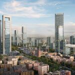Nuevo perfil de Madrid con las nuevas construcciones