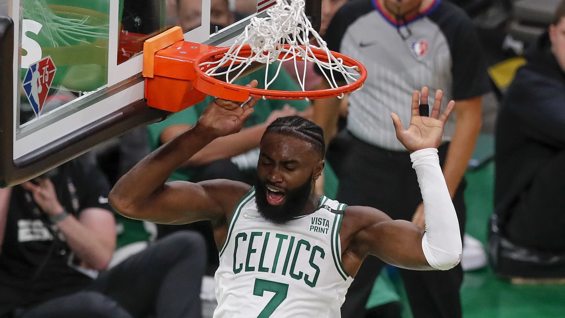 Jaylen Brown, estrella de los Celtics