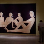 «Tracy» (2006), de Alex Katz, en el Museo Thyssen. EFE/ Emilio Naranjo