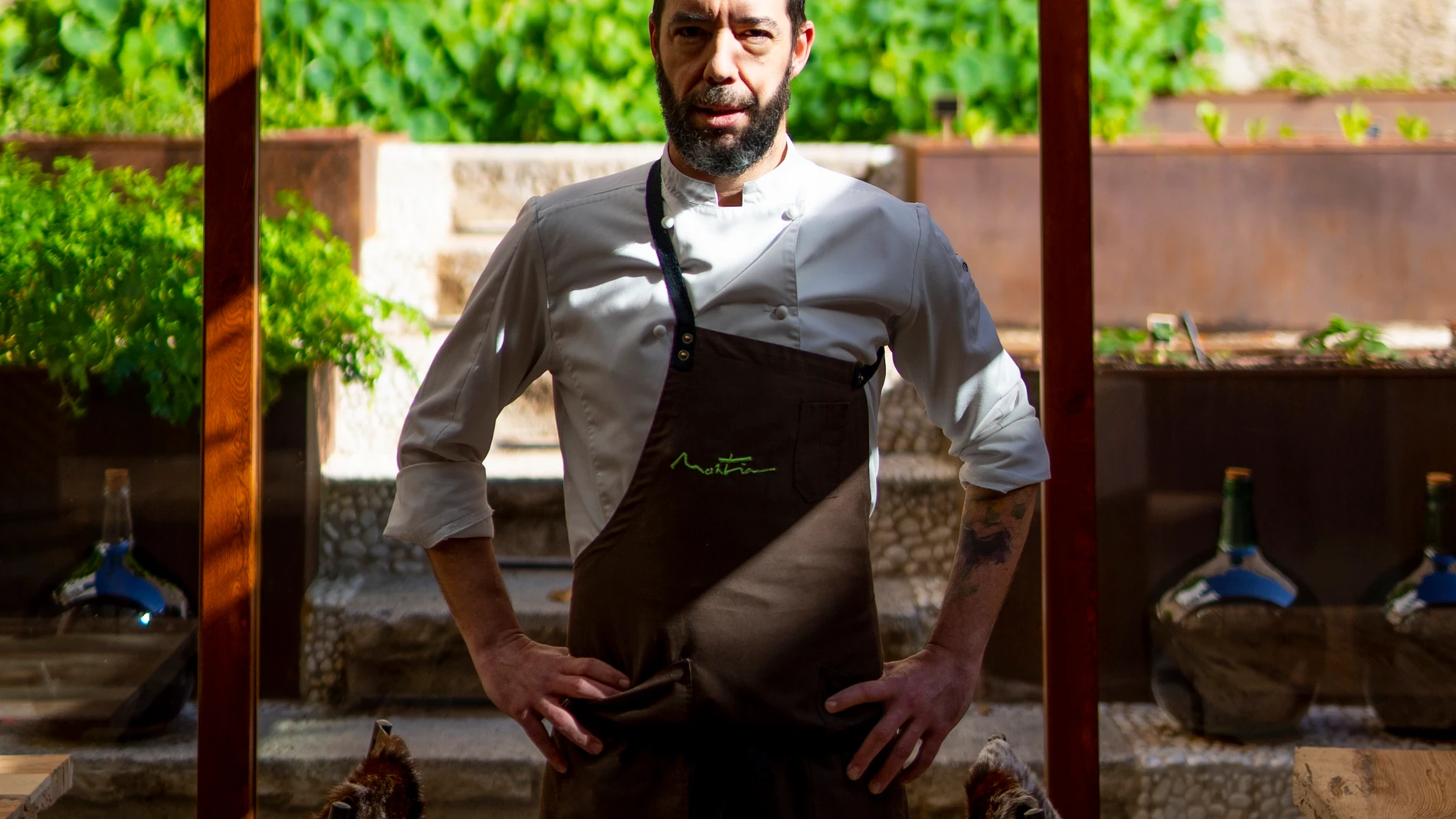Dani Ochoa en el Restaurante Montia.
