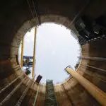 El vicepresidente del Govern y conseller de Políticas Digitales y Territorio, Jordi Puigneró, presentó hoy la reanudación de las obras de la tuneladora que completará el tramo central de la L9 del Metro de Barcelona