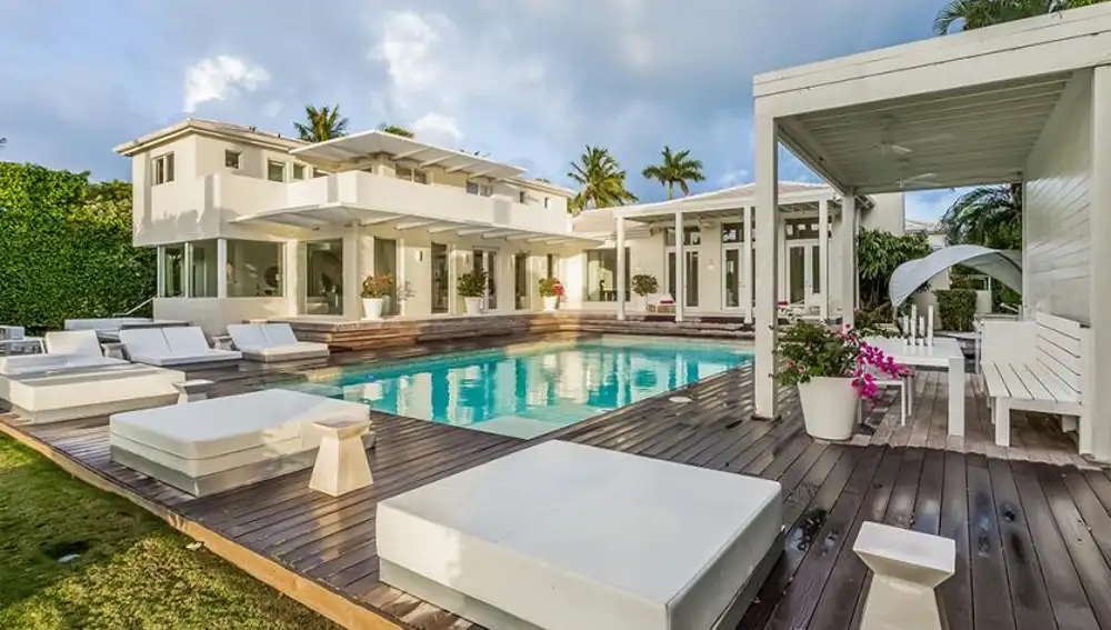 Mansión de Shakira en Miami Beach.